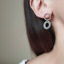 Kolczyki koła wiszące