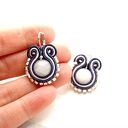 kolczyki sutasz z kwarcem