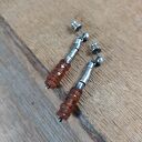 Kolczyki - surowy hessonit