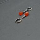 Karneol - kolczyki 08