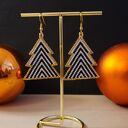 Kolczyki - stal chirurgiczna - choinki