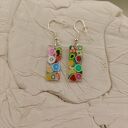 Kolczyki z żywicy Owocowy Mix - kolorowe, lekkie, handmade, letnie wiszące kolczyki