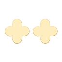 Złote kolczyki z rozetkami