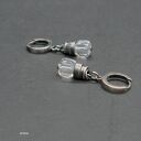 Kryształ górski - kolczyki 012