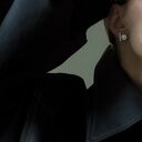 srebro srebrne kolczyki rurki