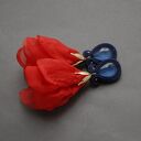 kolczyki sutasz z kwiatkiem