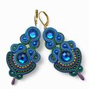 Kolczyki Nane Sutasz rękodzieło kolorowe