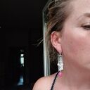Kolczyki boho z perłami i koralikami Ruda Klara - Licytacja z Siedmiolatką