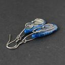 Kolczyki Meaya - agat i oksydowane srebro