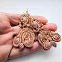 Almond Leaves kolczyki sutasz