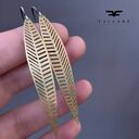 Kolczyki piórka Tańczące z Wiatrem