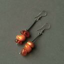 Oryginalne kolczyki z bursztynów bałtyckich mlecznego i koniakowego zawsze trafiony prezent