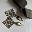 Kolczyki etno boho lekkie - box x1