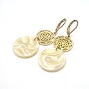 Alloys Collection /creme - rosette/ - kolczyki