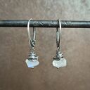 Magia kamienia księżycowego - srebrne kolczyki