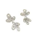 Kolczyki sztyfty wiszące listki