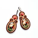 Autumn kolczyki sutaszowe