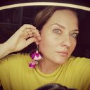 Kolczyki lekkie długie amarant polecam