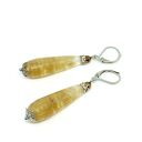 Kolczyki z kwarcu kawowego