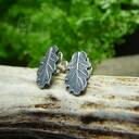 Oak Leaf Stud Earrings vol