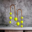Swarovski neon: crazy pearls: yellow