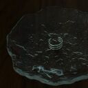 hand made kolczyki srebrna potrójna nausznica