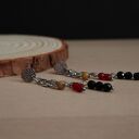 Kolczyki stal chirurgiczna - agat, onyks