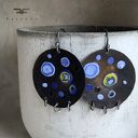 Kolczyki Dots - in the Colors of a Starry Night