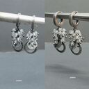 Kryształ górski - kolczyki 010