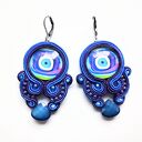 Kolczyki sutasz haftowane Oko Proroka
