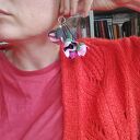 Kolczyki kwiaty wiosenne - lekkie i okazałe boho