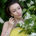 Kolczyki srebrne - Biała orchidea na sztyftach