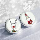 Kolczyki z mikołajem i reniferem