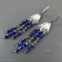 Z lapis lazuli - kolczyki