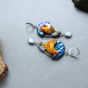 Kolczyki “kura i kogut”