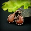 Kolczyki z piaskiem pustyni