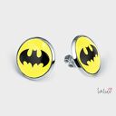 Kolczyki sztyfty BATMAN