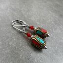 walce w stylu etno srebro 925