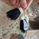 Kolczyki pióra leciutkie boho i etno - Ruda Klara (box x1)