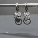 Kryształ górski - kolczyki 010