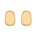 Złote retro kolczyki