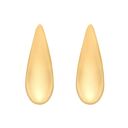 Złote kolczyki długie krople