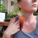 Długie kolczyki boho Frida - folk, etno i kolorowy charakter