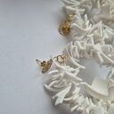 Kolczyki ślubne kwiatowe