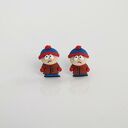 South Park - Stan - lekkie i wygodne kolczyki wkręty