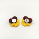 Kwiatowe sztyfty z antyalergicznej stali chirurgicznej - delikatna biżuteria handmade