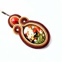 Autumn kolczyki sutaszowe