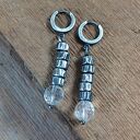 Kolczyki - przekładki z kwarcem