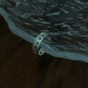 Srebrna ozdobna nausznica