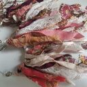 Kolczyki długie boho Frida - bujne frędzle etno Ruda Klara